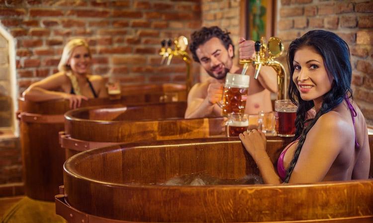 beer spa in Budapest - stag do activity - STAG VIP