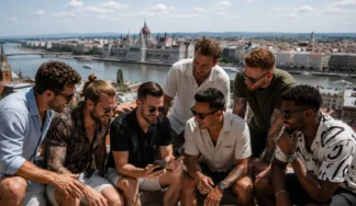 Stag group planning a last minute stag do in Budapest