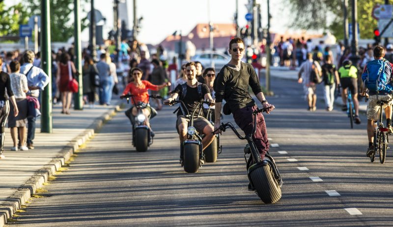 sightseeing e-bike tour in Budapest