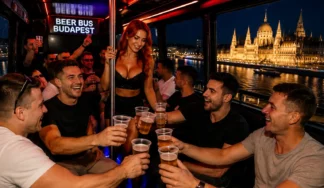 Beer Bus Budapest with unlimited beer and city sightseeing