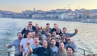 stag do boat cruise in Budapest