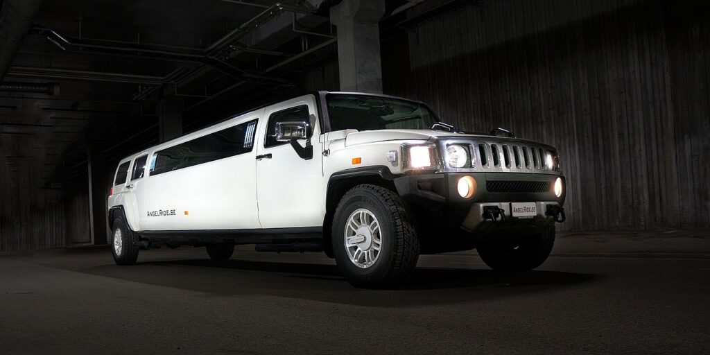 Hummer limo ride for bachelor parties in Budapest