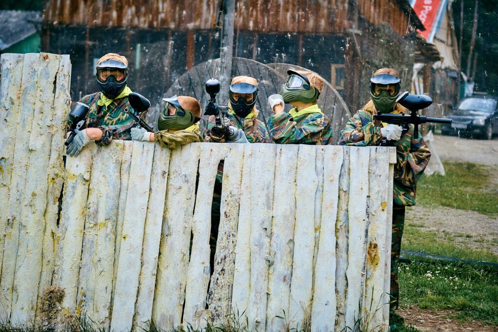 paintball activity in Hungary for team building party