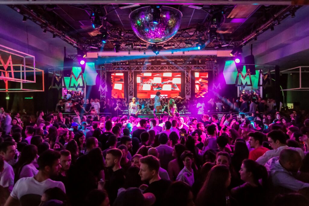 Club night in Budapest