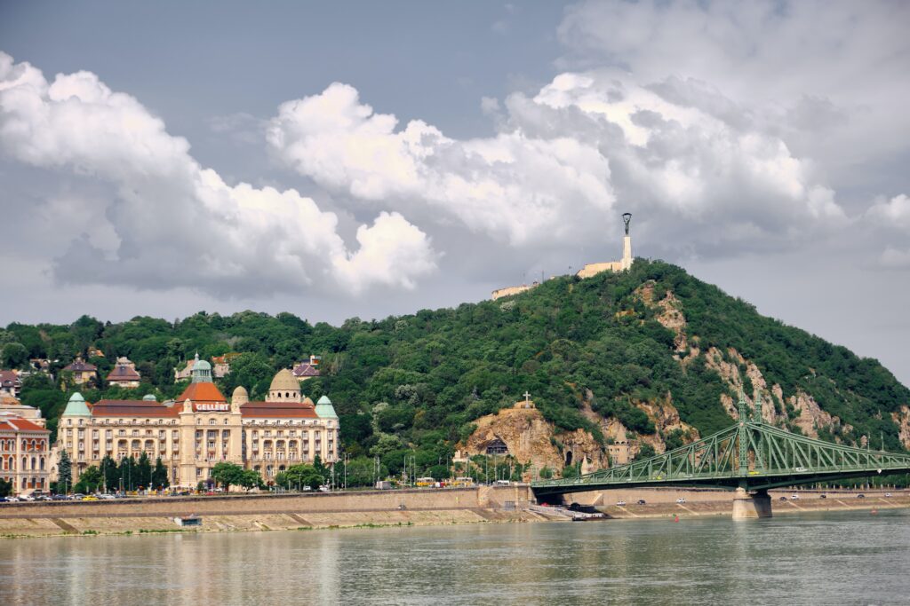 Budapest, the bachelor party destination - Gellért hill. river danube