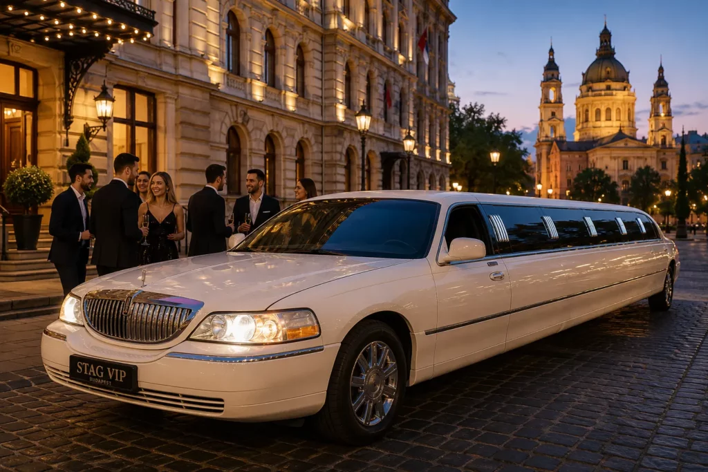 Stretch limousine hire in Budapest for private groups