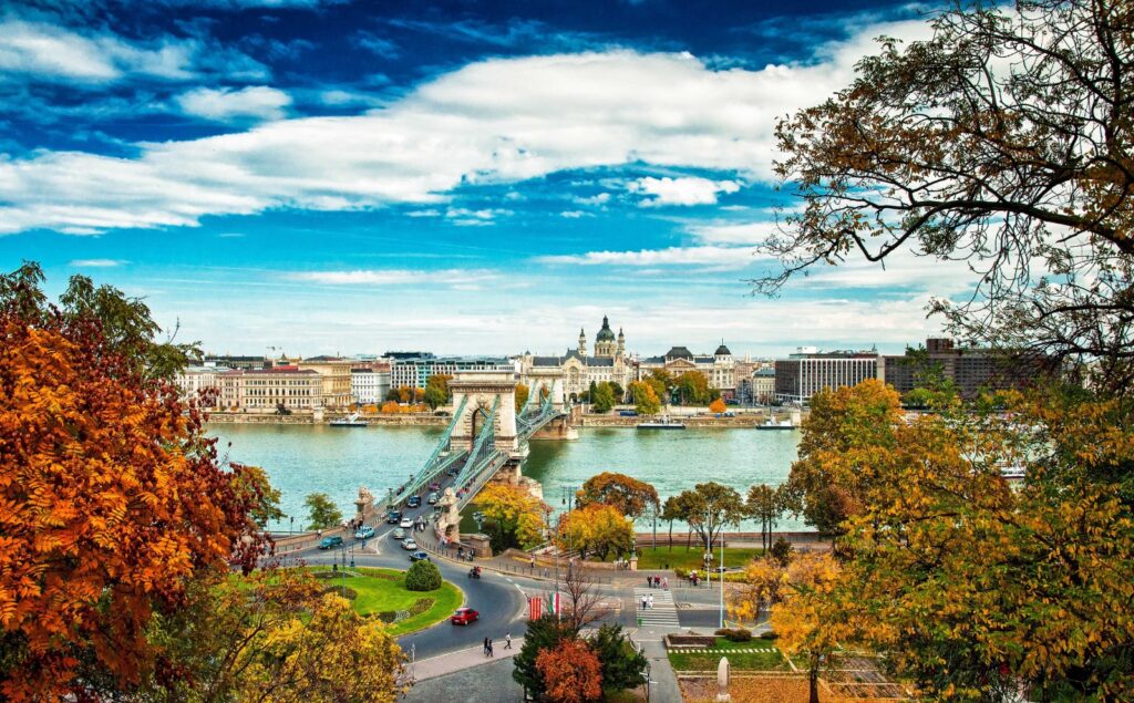 Beautiful image of Budapest captured from Buda side.