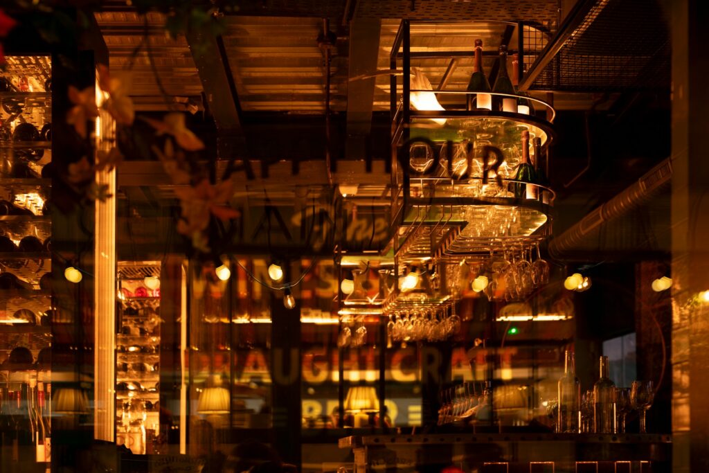 Cozy and atmospheric ruin bar in Budapest, perfect for stag do nightlife with unique decor and warm lighting.