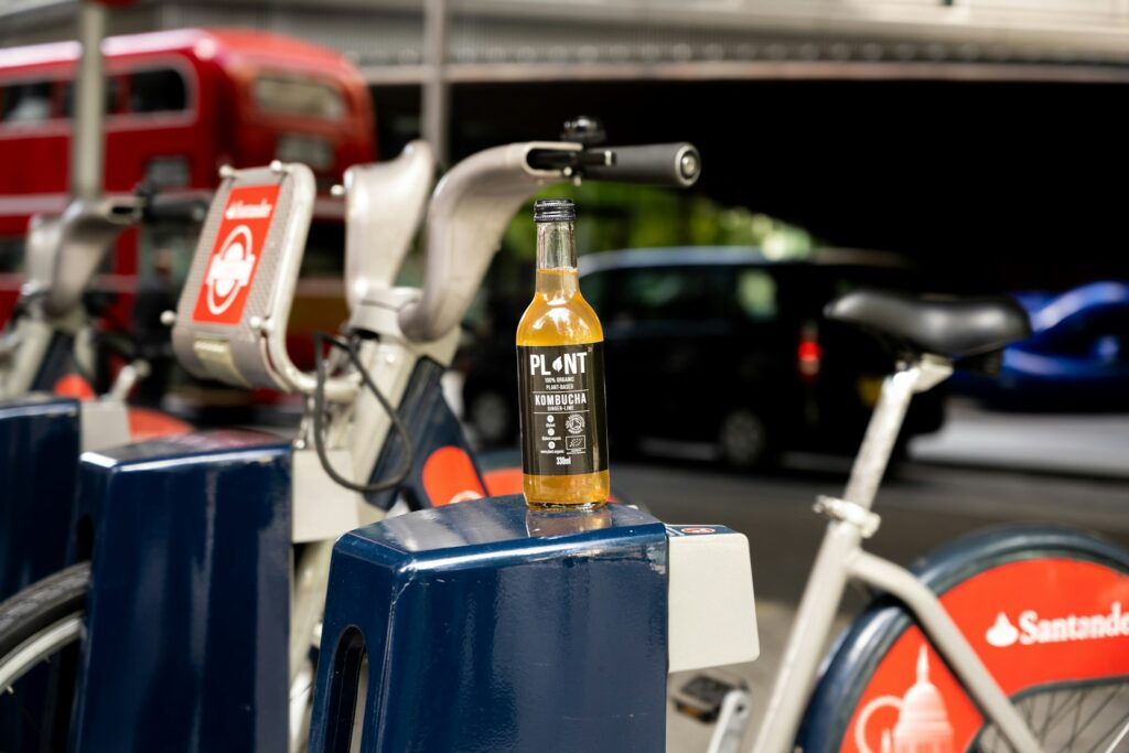 Beer bike concept with drink on a city bicycle, symbolizing Budapest stag do red flags to avoid